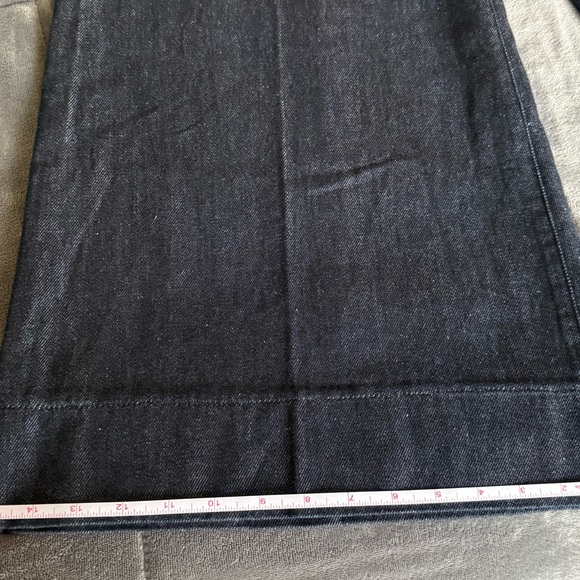 NEW-Danbury Mint Dark Blue Flare & Wide Leg Jeans - Picture 7 of 14